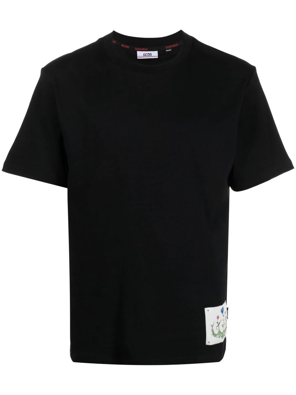 logo-patch short-sleeved T-shirt - 1