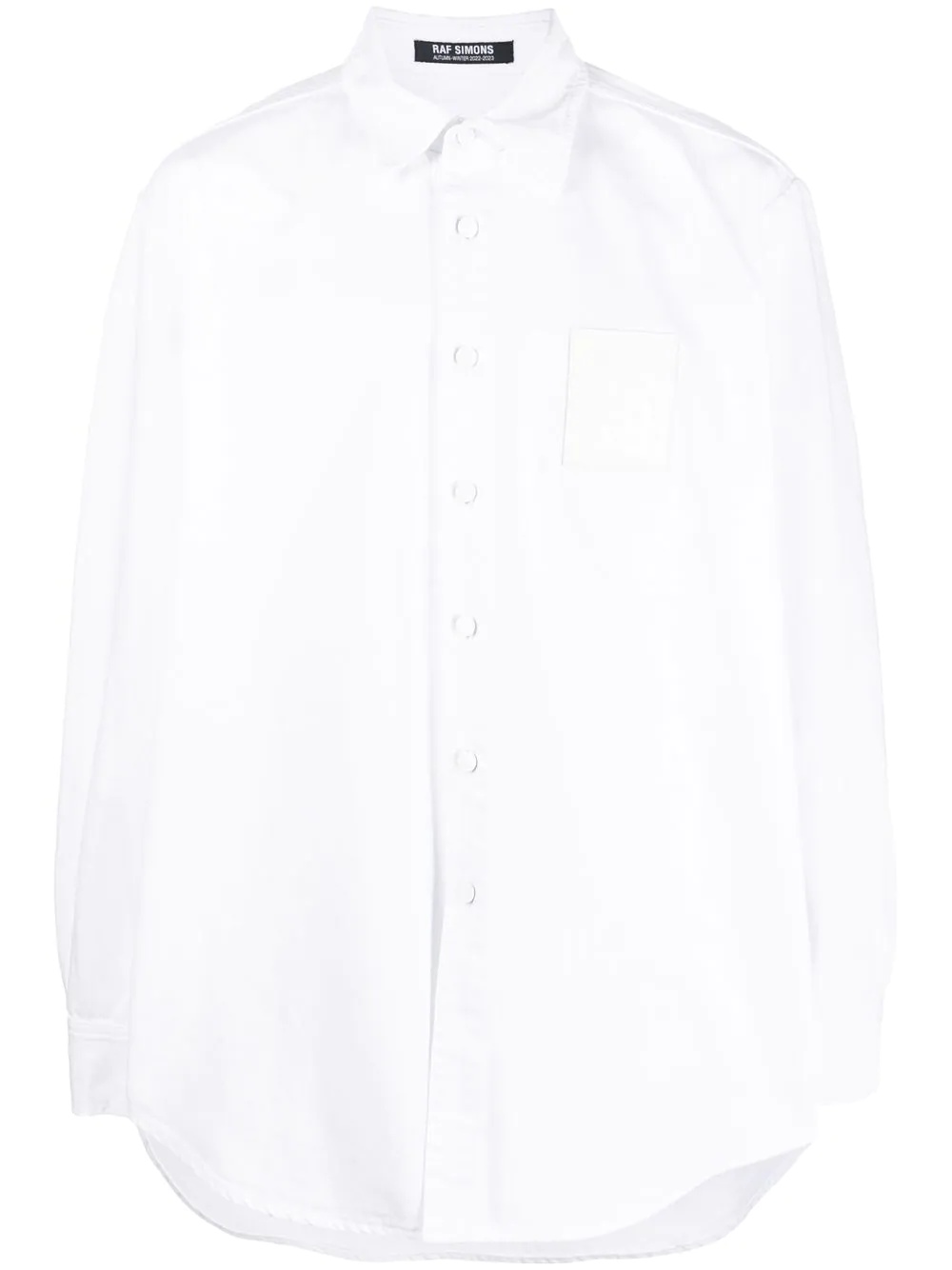 relaxed cotton shirt - 1