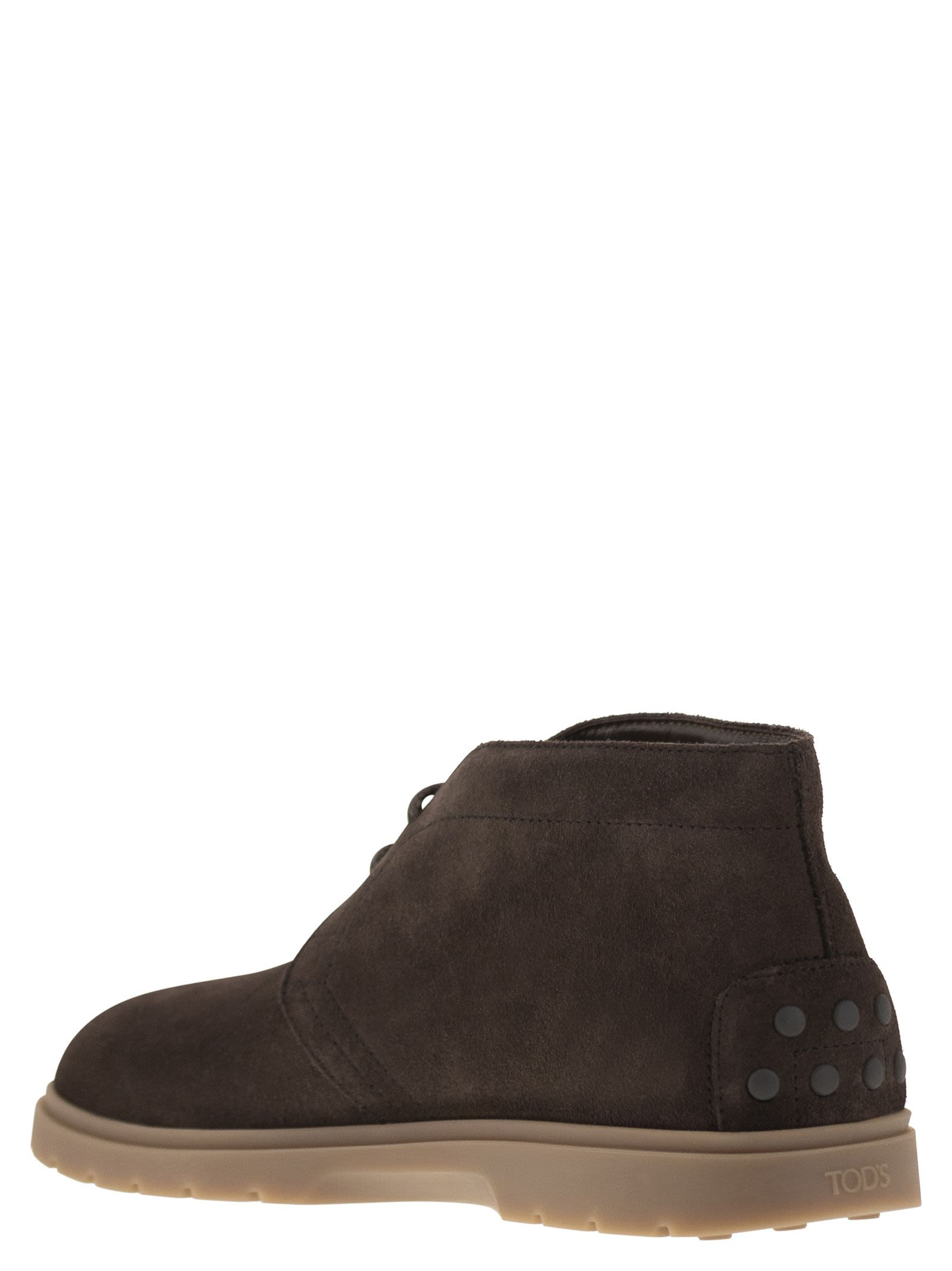 Tod's Men Suede Leather Boots - 3