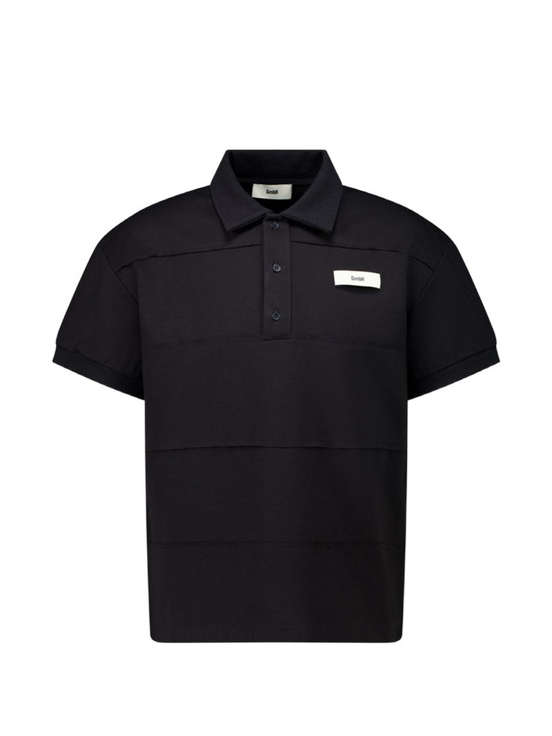 Patchwork polo shirt 1