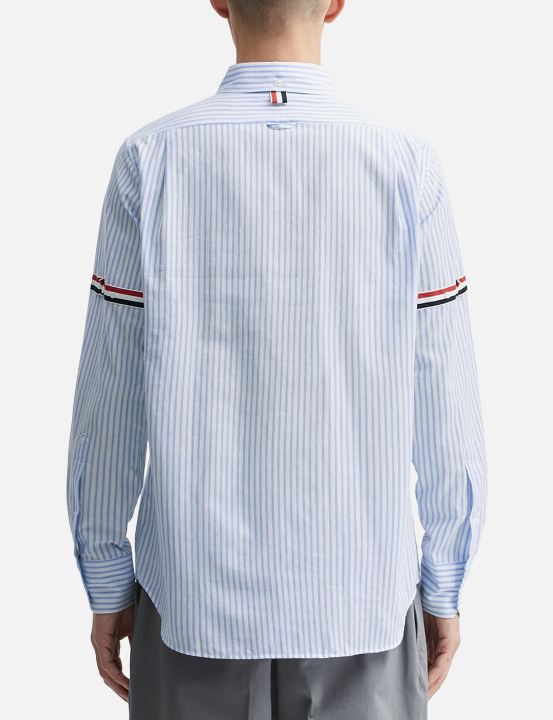 STRAIGHT FIT BUTTON DOWN SHIRT - 4