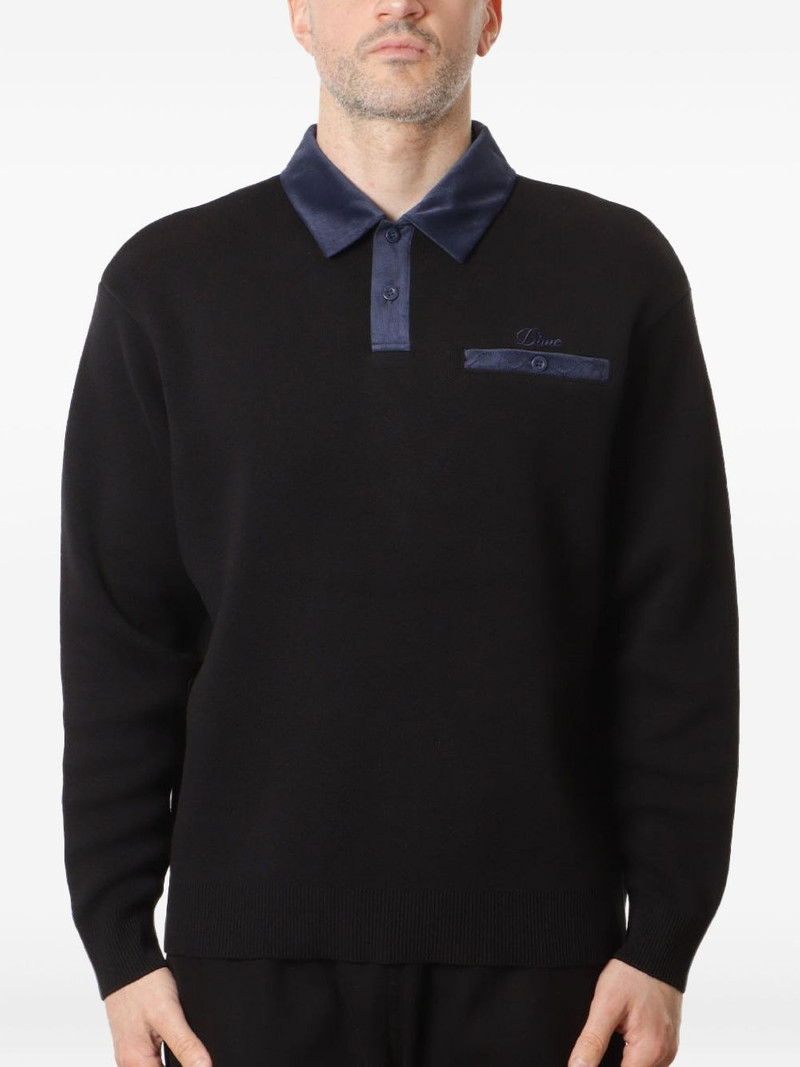 long-sleeve polo shirt 1