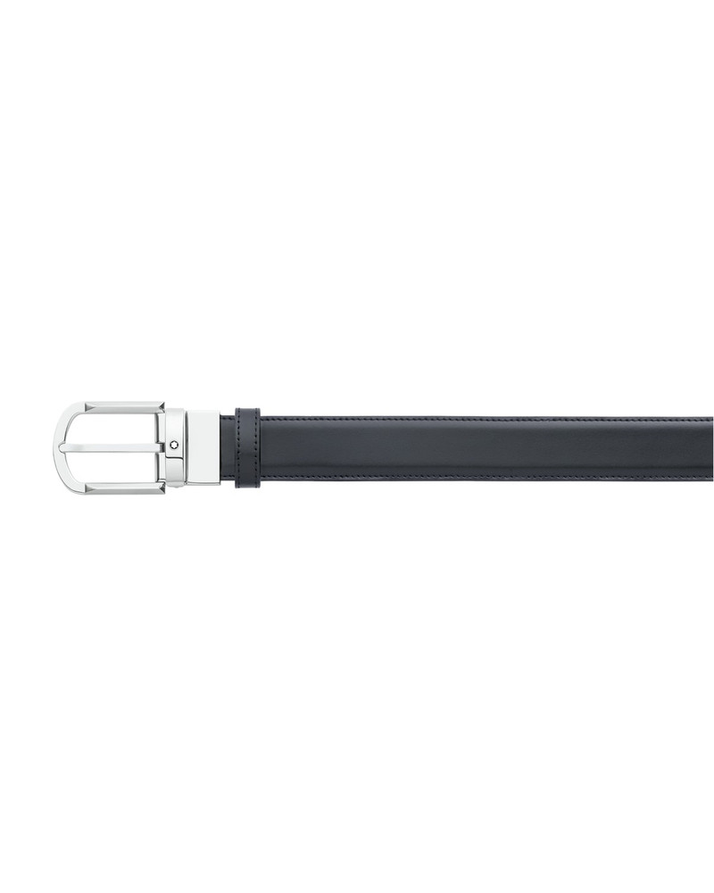 Montblanc Men's Horseshoe-Buckle Reversible Leather Belt outlook