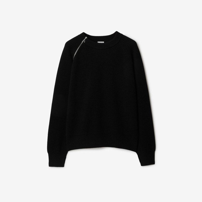 Rib Knit Wool Sweater 7