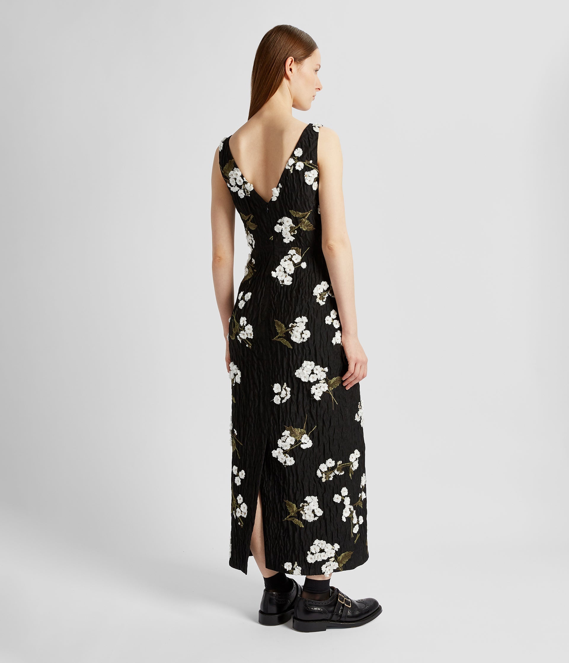 SLEEVELESS MIDI COCKTAIL DRESS - 3