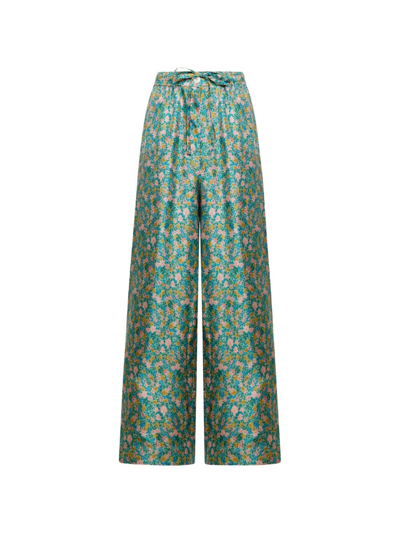 Aloe floral-pattern palazzo pants 1