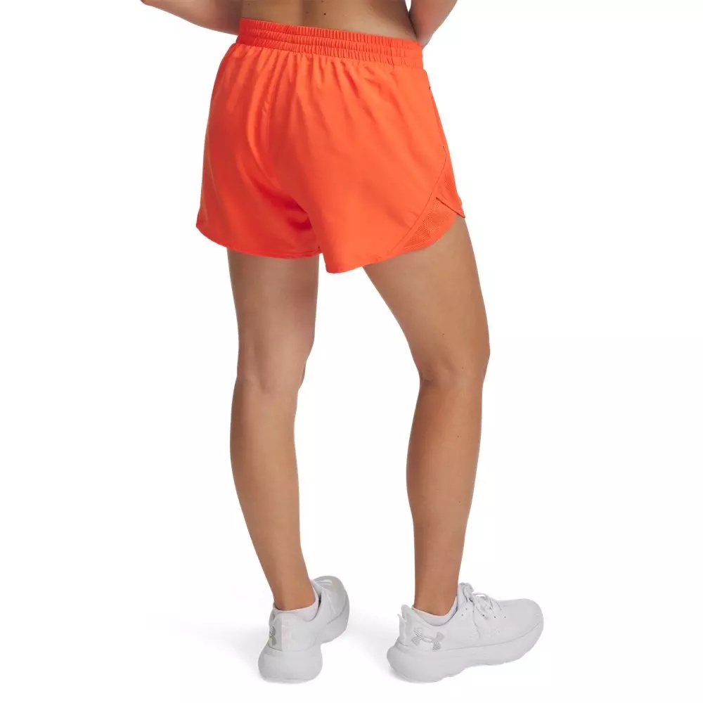 Women's Fly-By 3" Shorts -Fire Red - 2