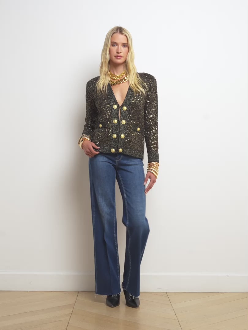 Jinny Sequin Cardigan - 8