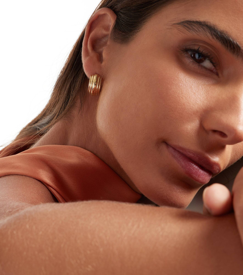 Serge 10kt gold hoop earrings 3