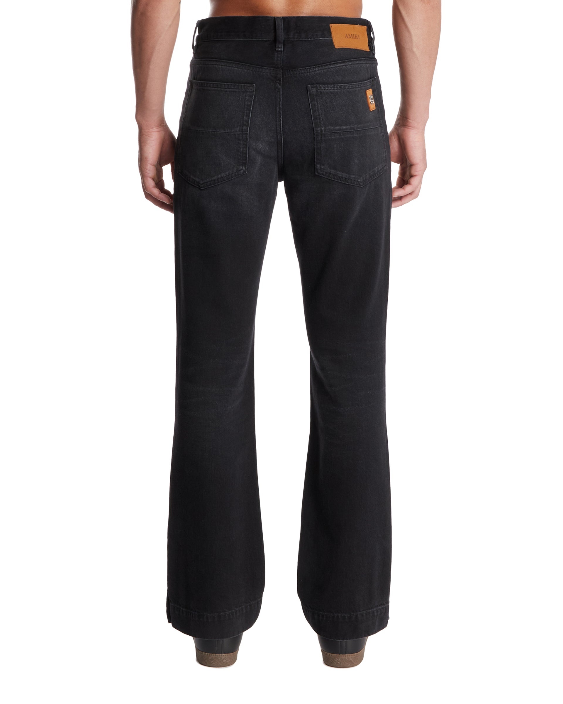 Black Straight-Leg Jeans - 3