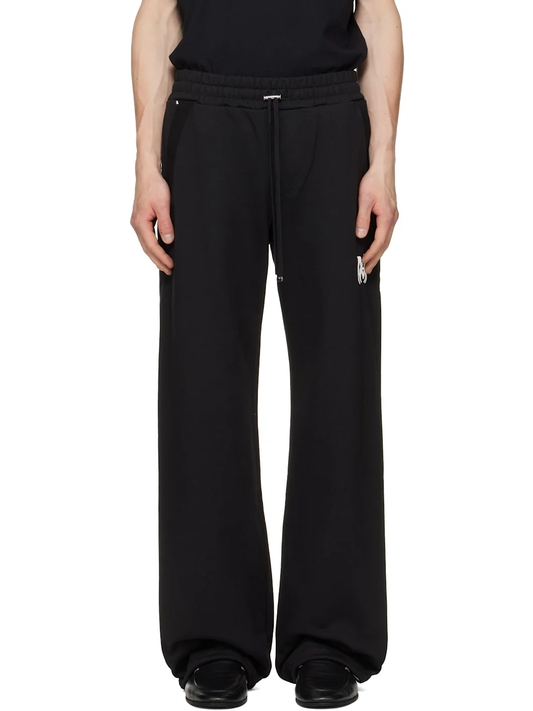 Black MA Core Logo Sweatpants - 1