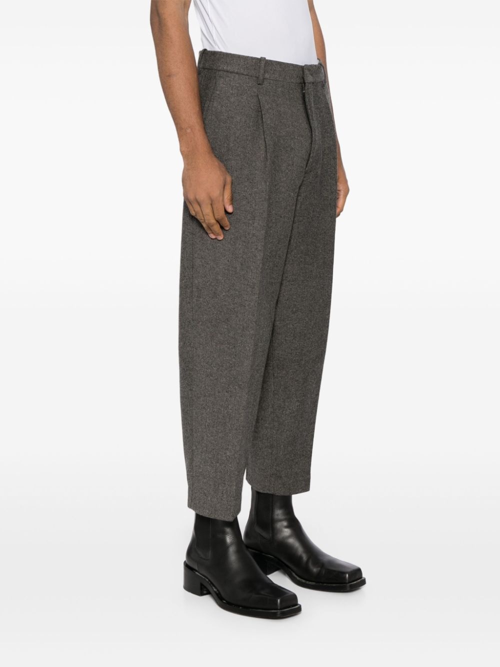 cropped zoot pants - 3