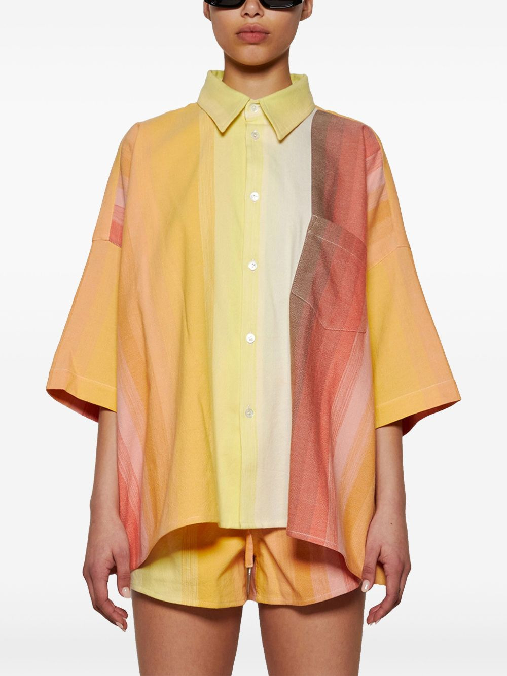 The Short Sleeve Oversized Shirt - 3
