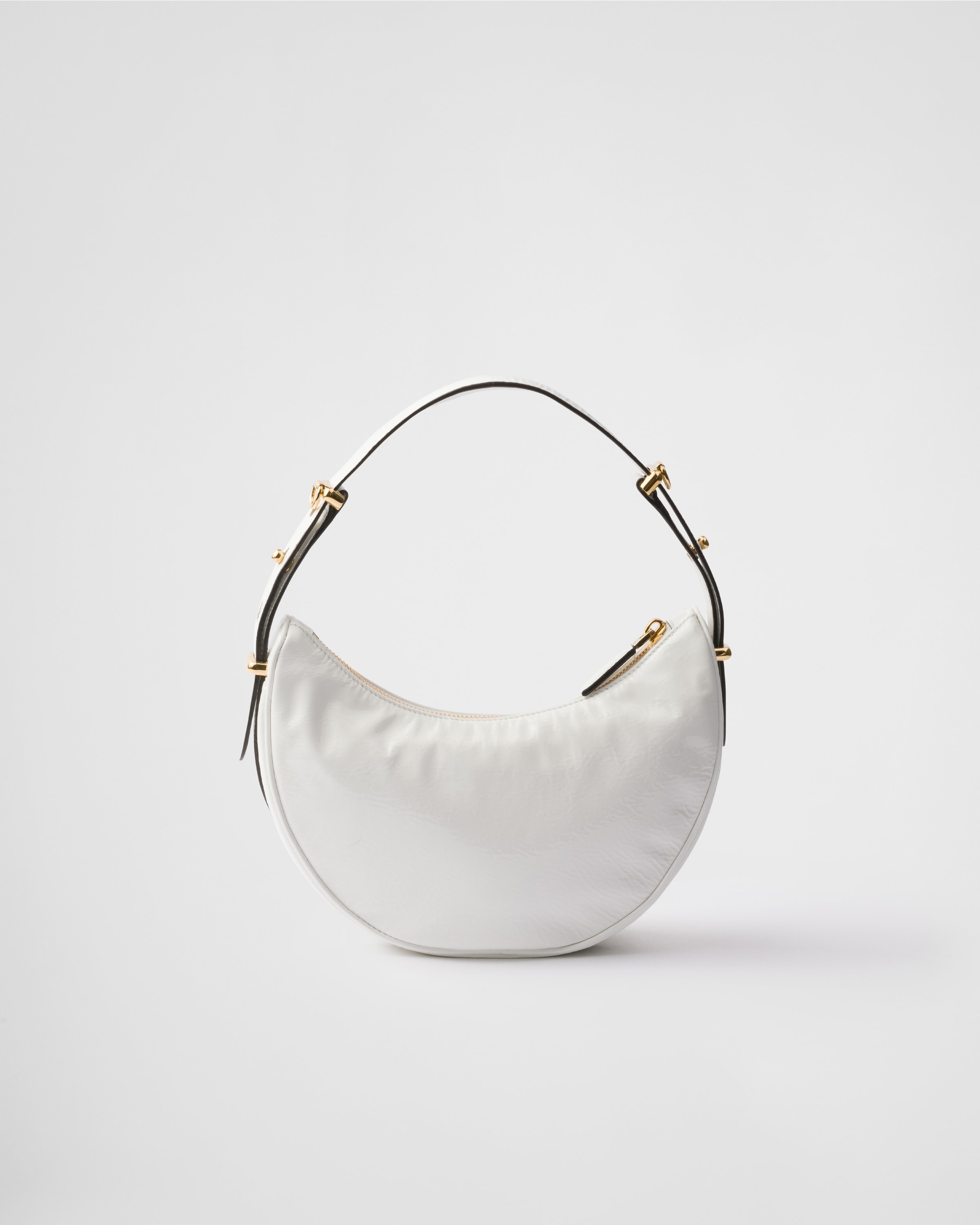 Prada Arqué naplak patent leather shoulder bag - 4