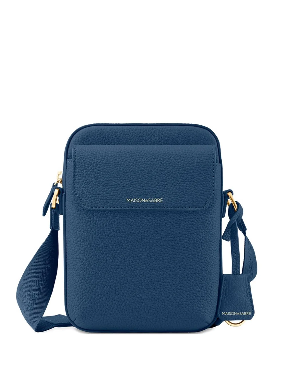 small leather messenger bag - 1