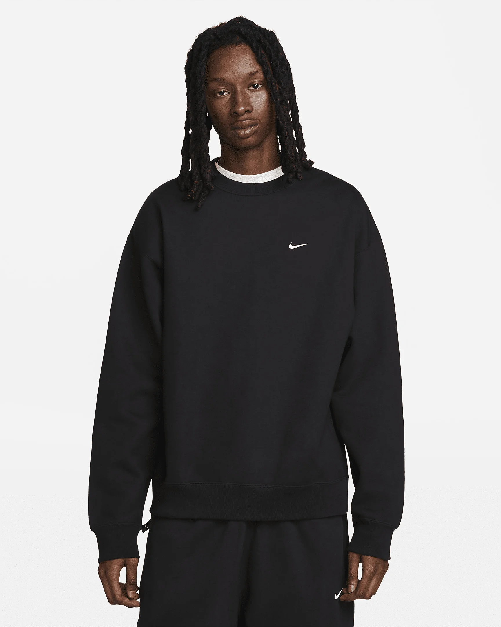 Nike Solo Swoosh Men's Fleece Crew - 1
