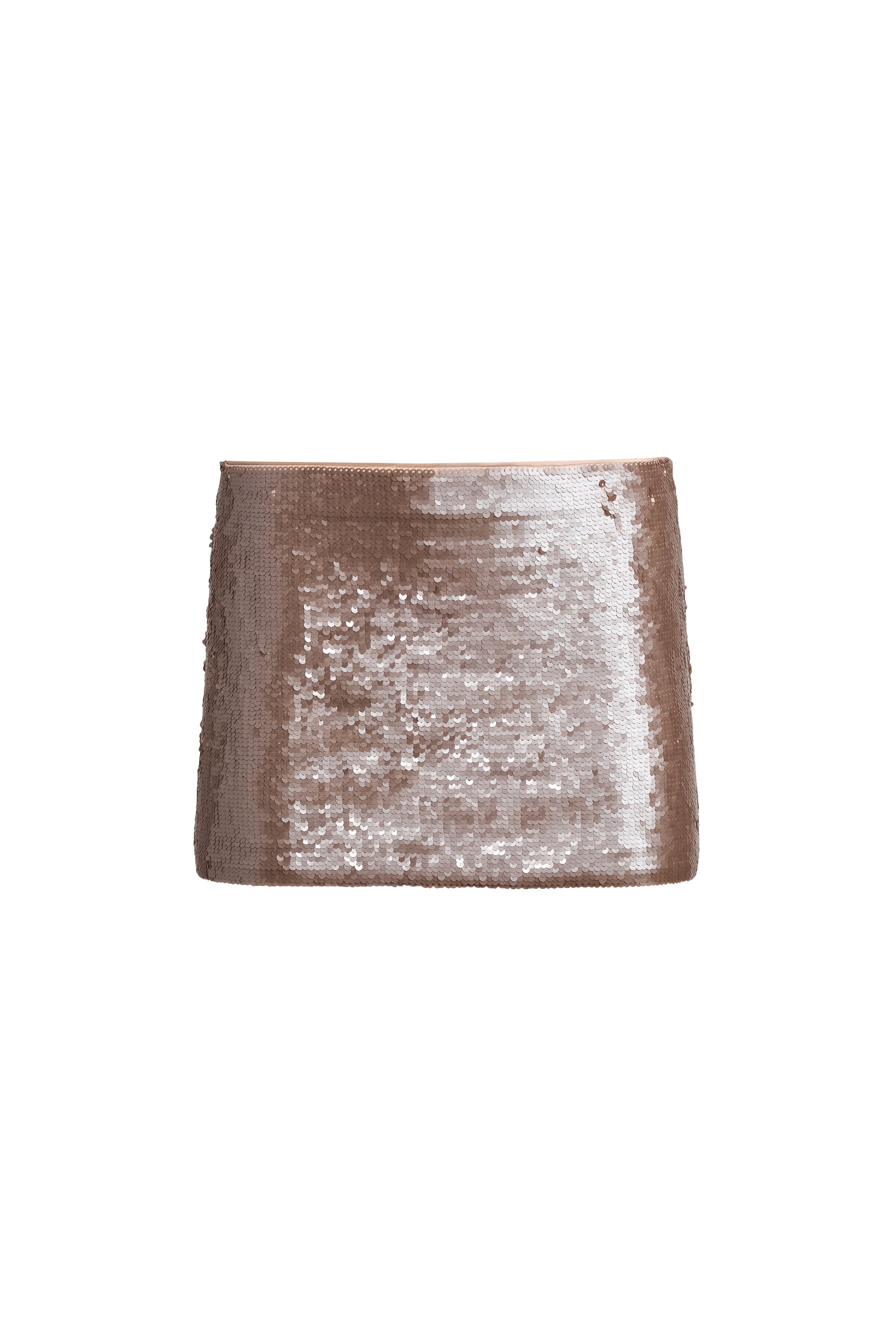 LOW RISE MATTE SEQUIN SKIRT - 1
