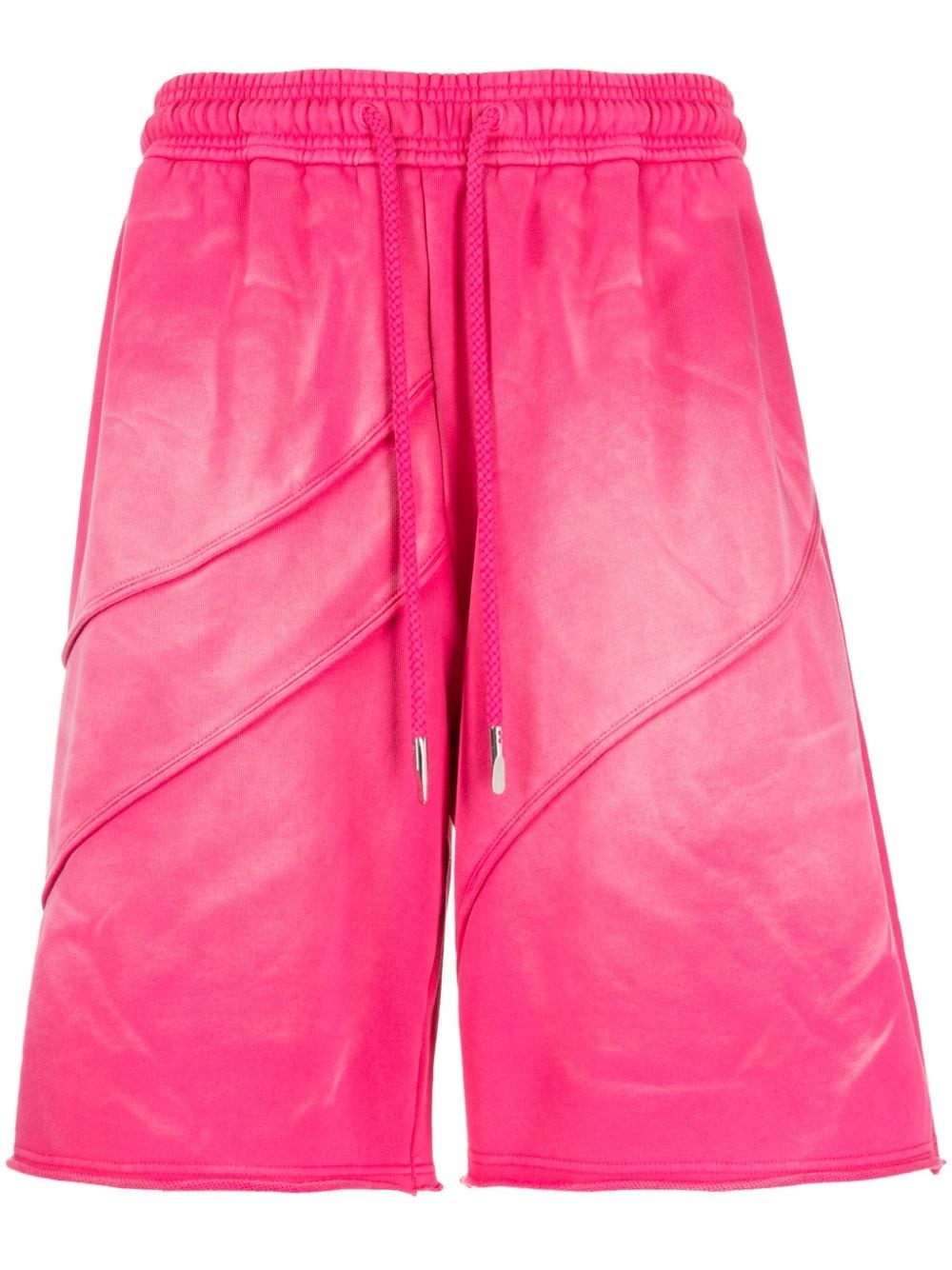 drawstring cotton shorts - 1