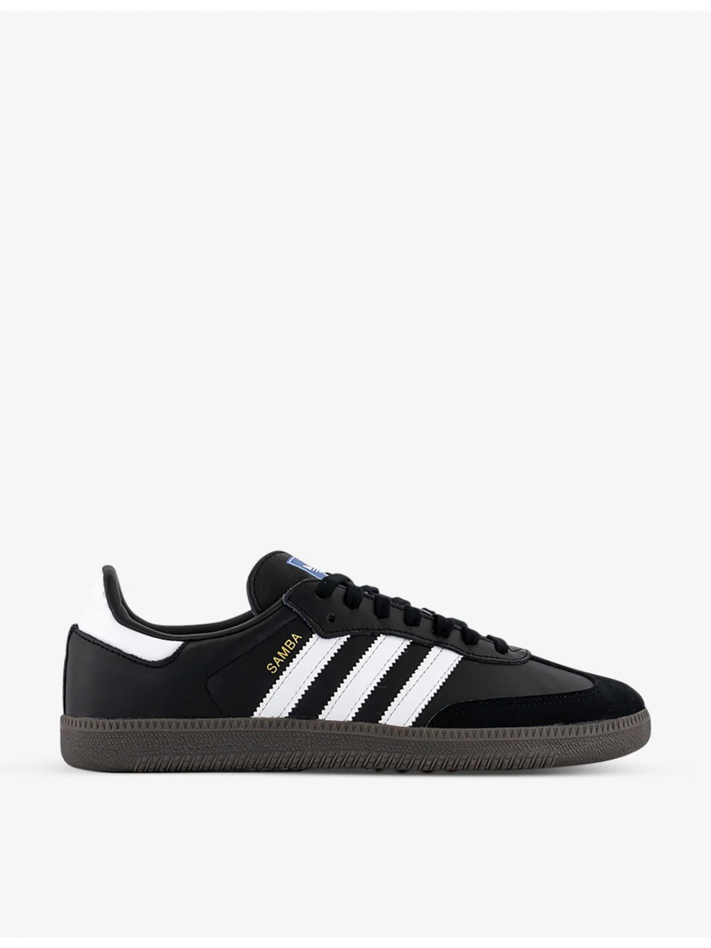 Samba OG logo-print leather low-top trainers - 1