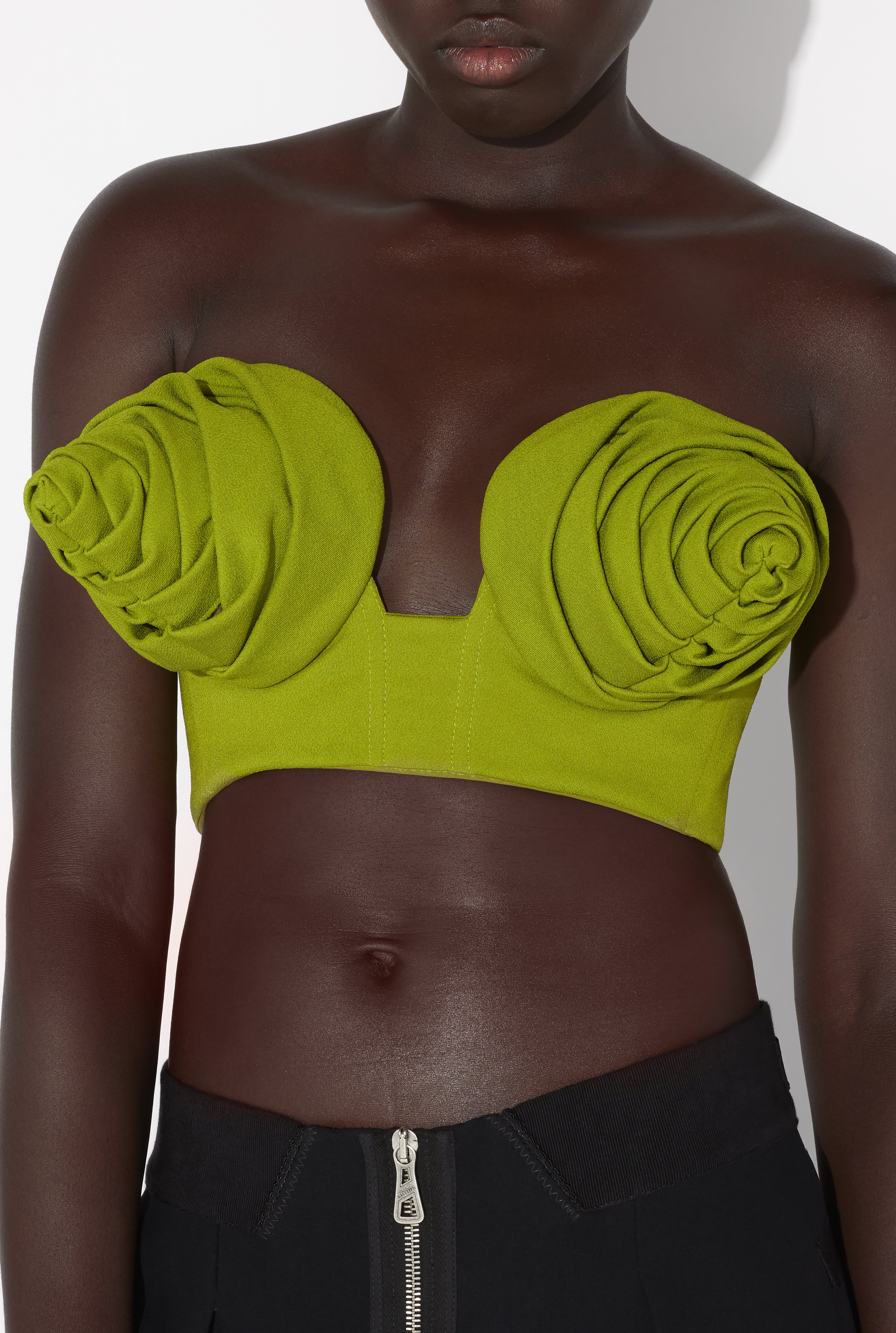 THE GREEN CONICAL CUP BRA - 5