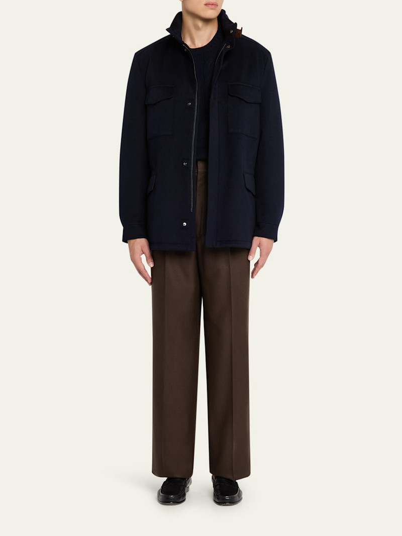 Loro Piana Men's Traveller Water-Resistant Cashmere Field Jacket outlook
