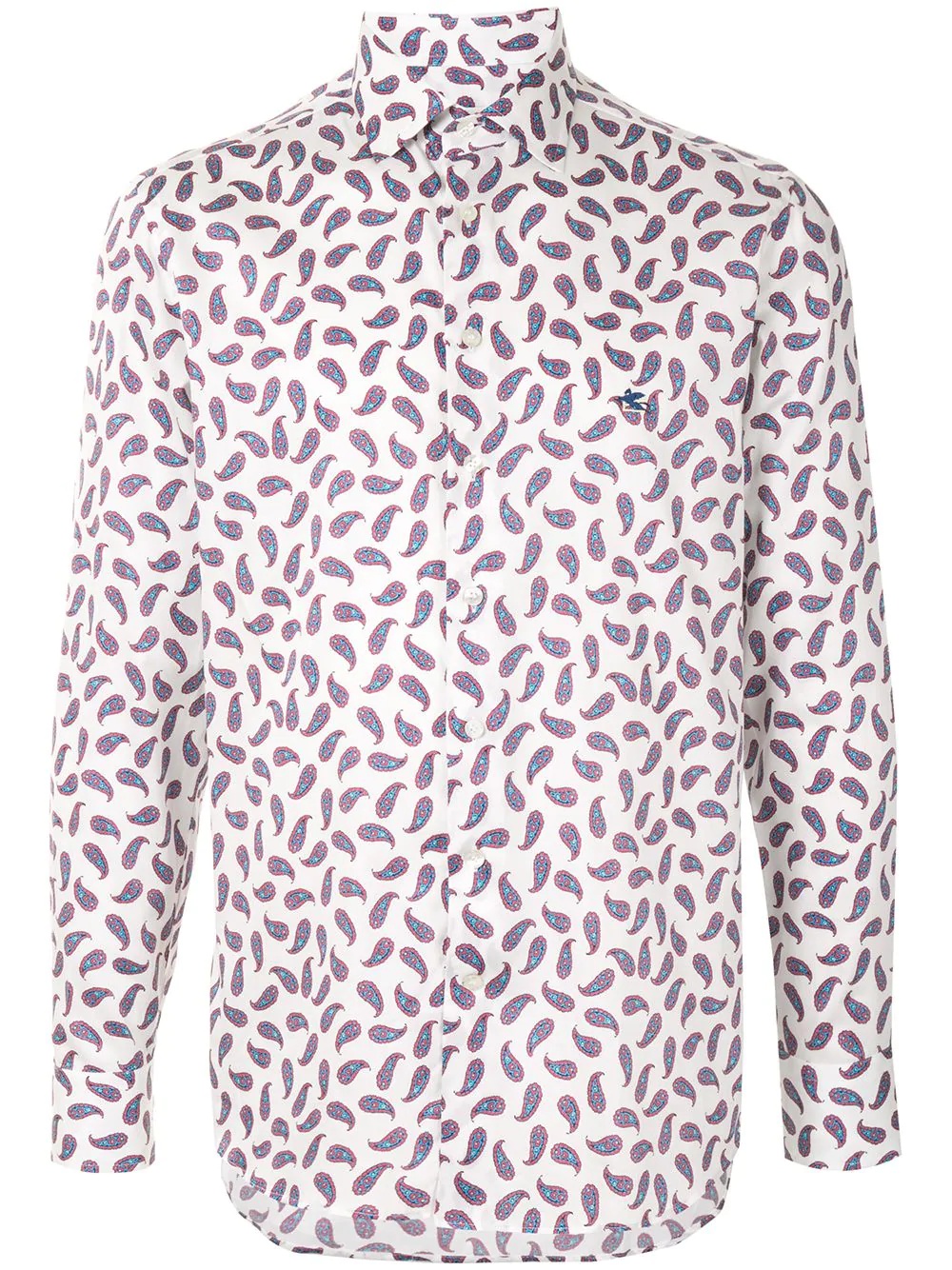 paisley print shirt - 1