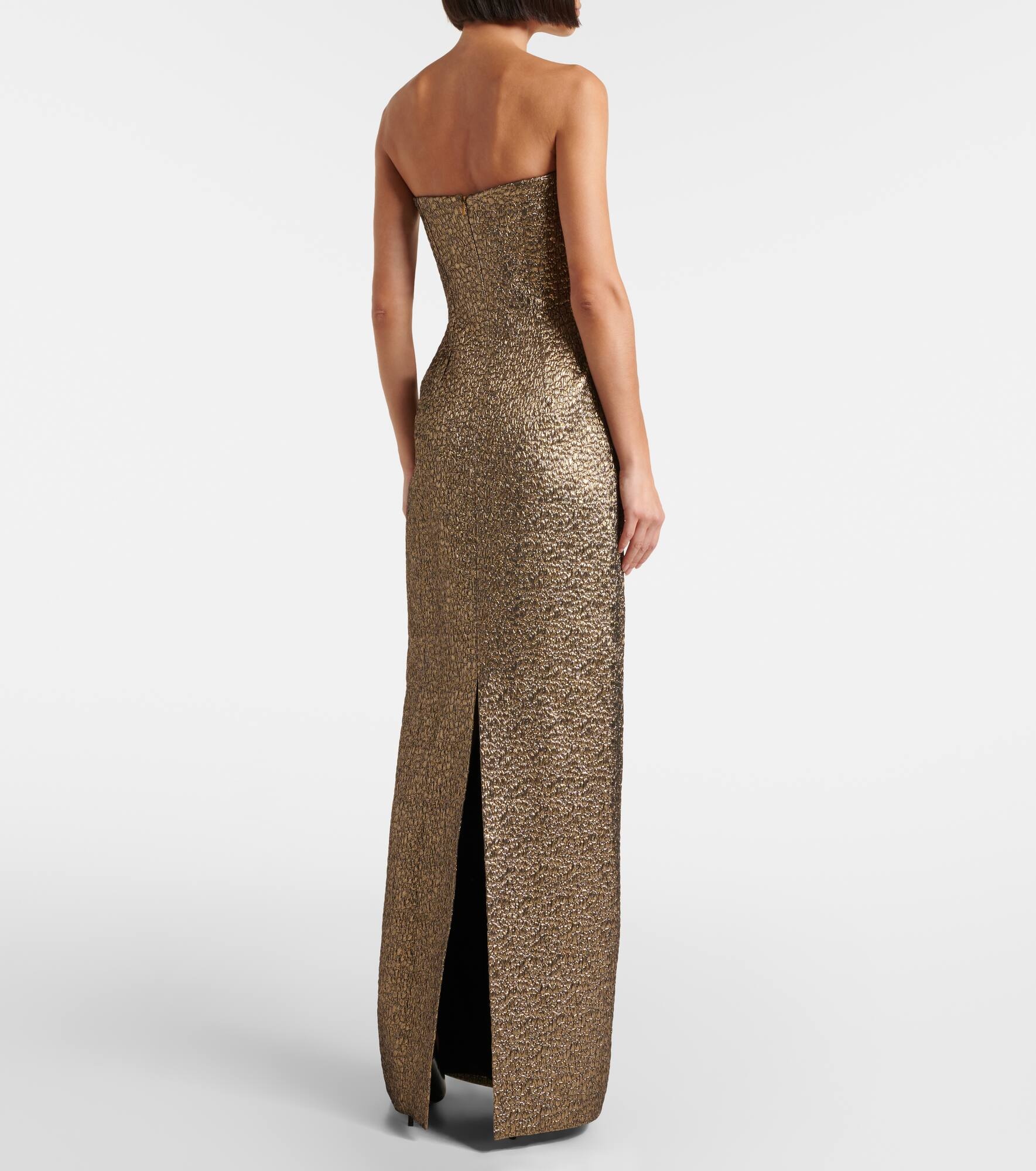 Laelia jacquard corset gown - 3
