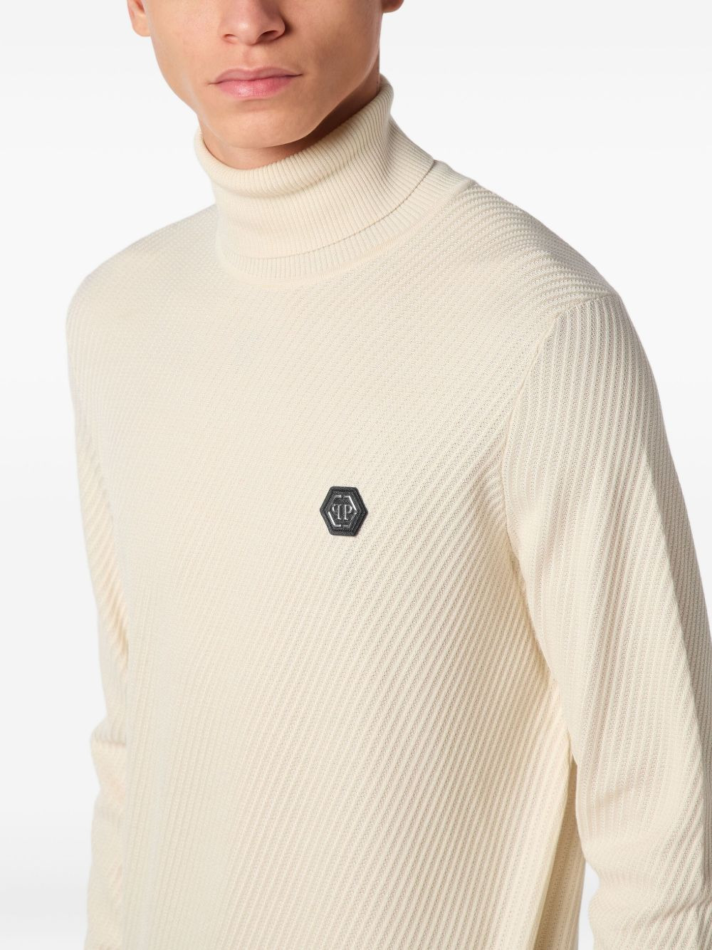 ribbed-knit jumper - 4