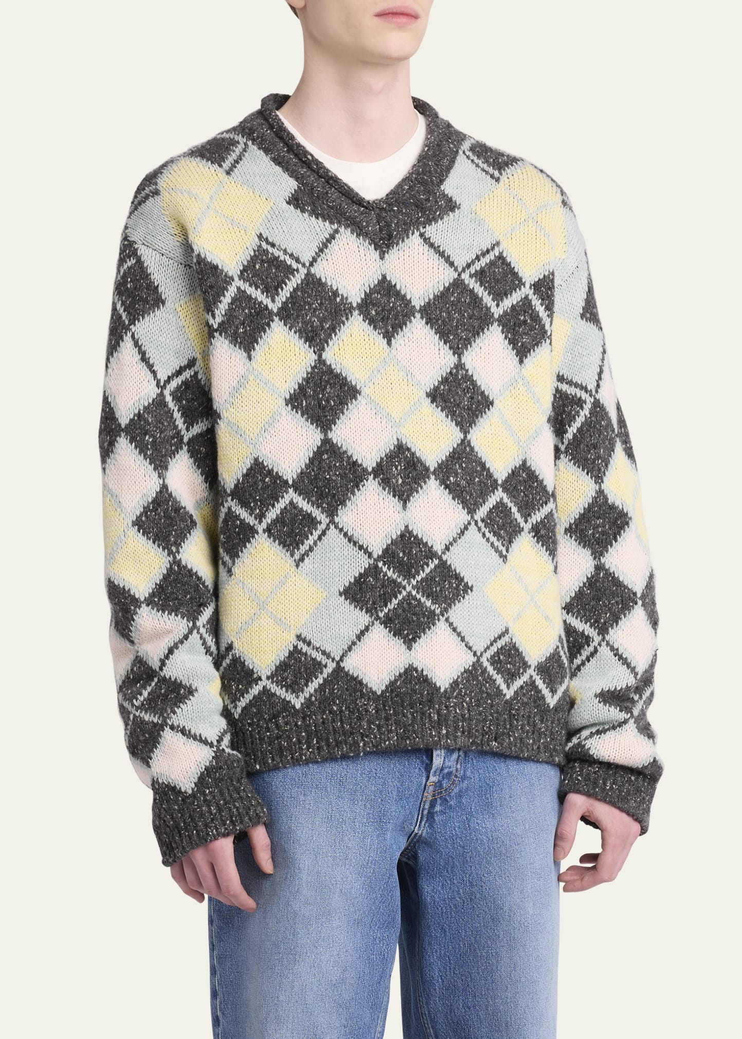 Men's Edoardo Argyle Sweater - 4