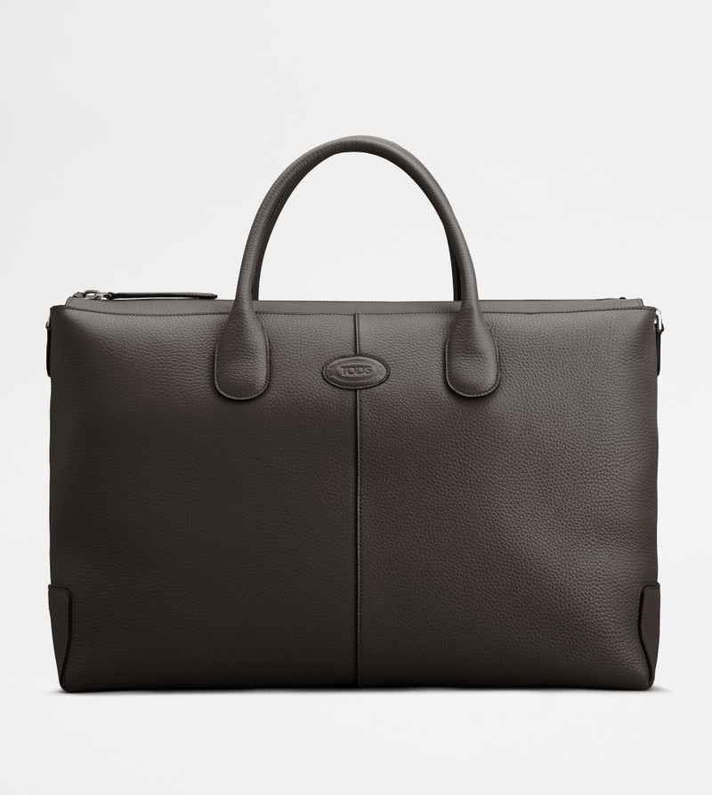 TOD'S DI BAG IN LEATHER LARGE - BROWN 1