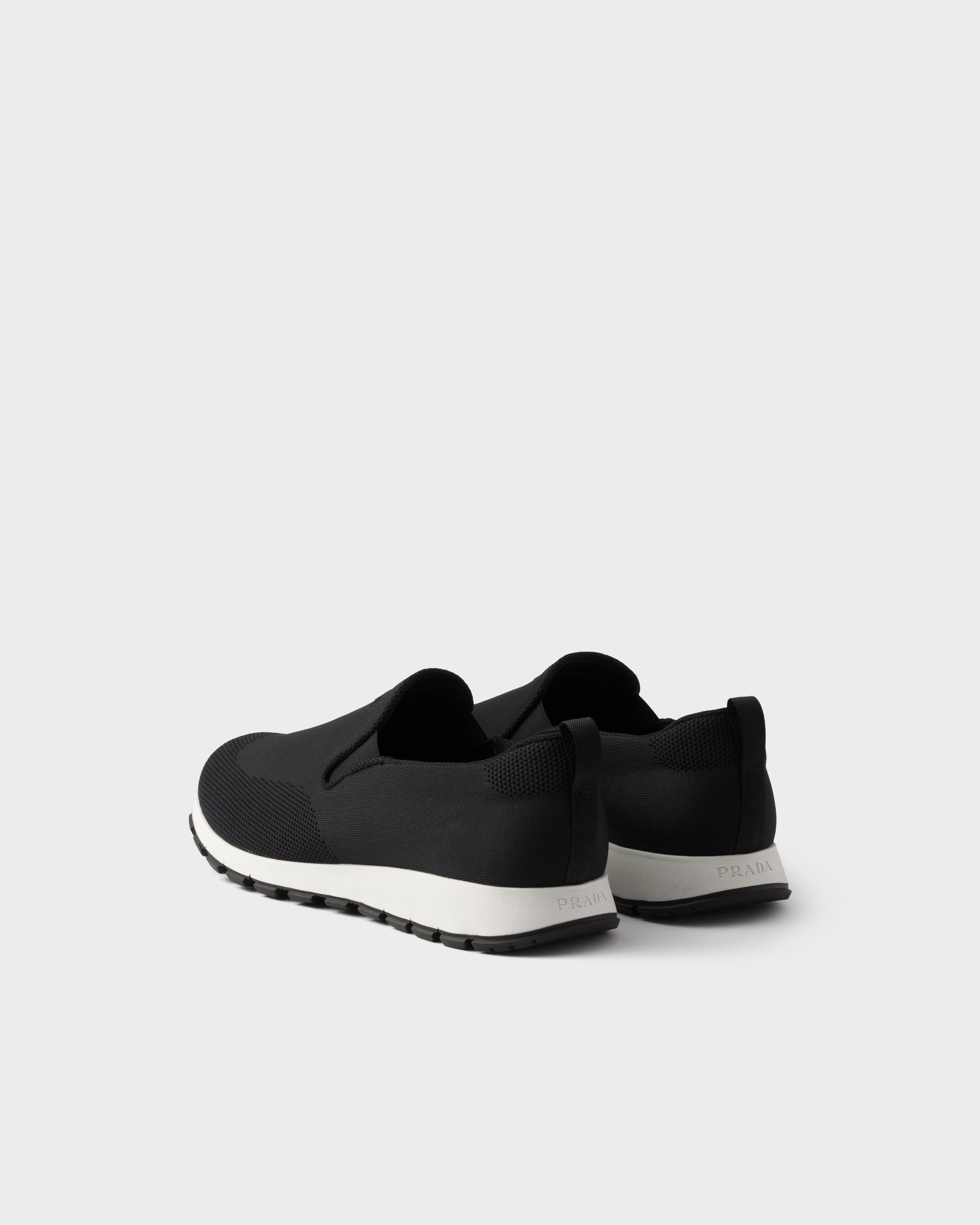 Stretch knit slip-on sneakers - 4