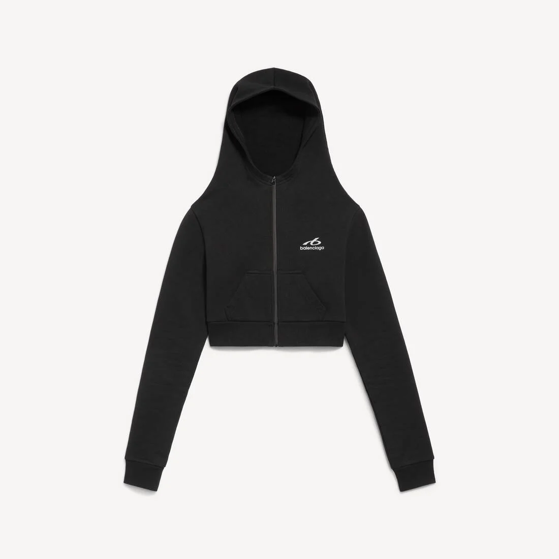Women's Techwear Cocoon Hoodie in Black - 1