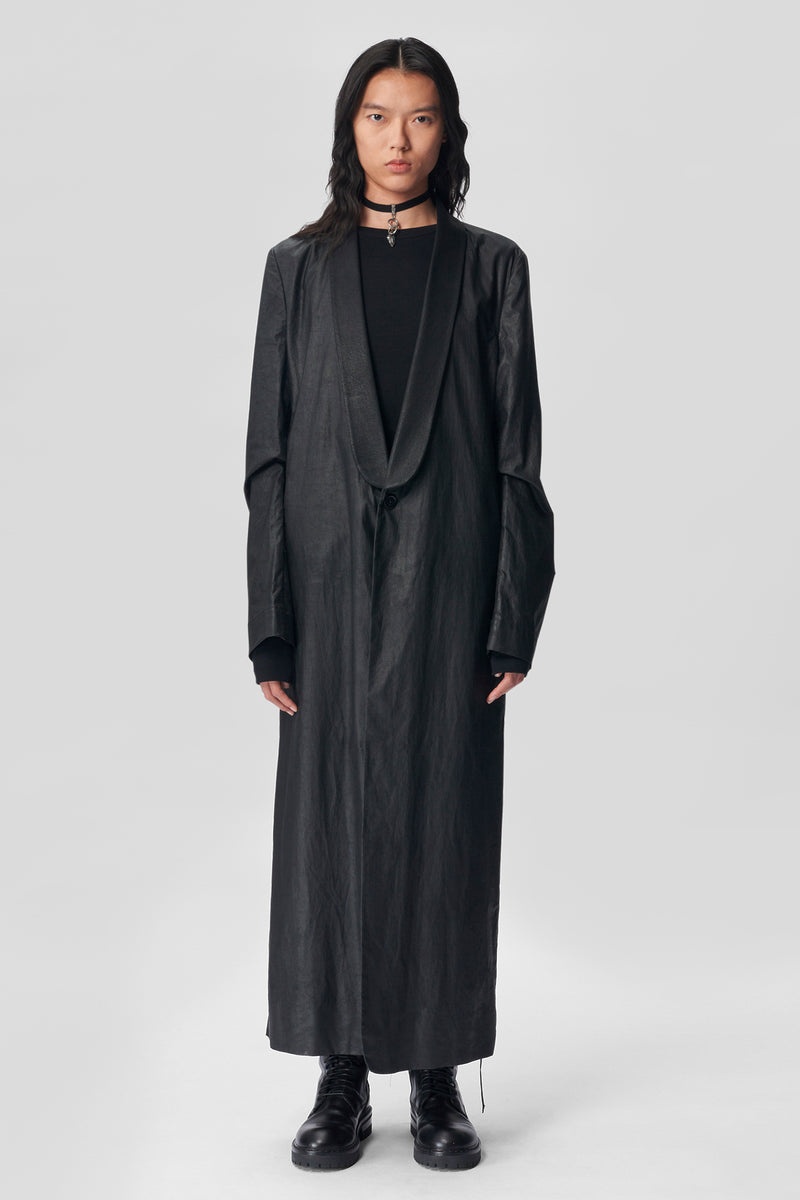Machteld Long Straight Light Shawl Jacket - 1