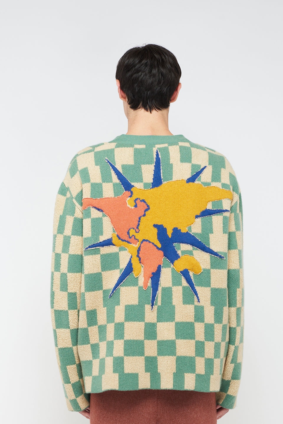 CARDINAL CHECKER CARDIGAN - 4