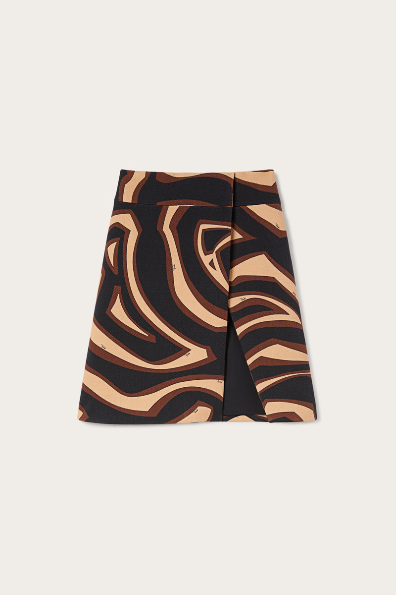LABIRINTO PRINT MIDI SKIRT 1