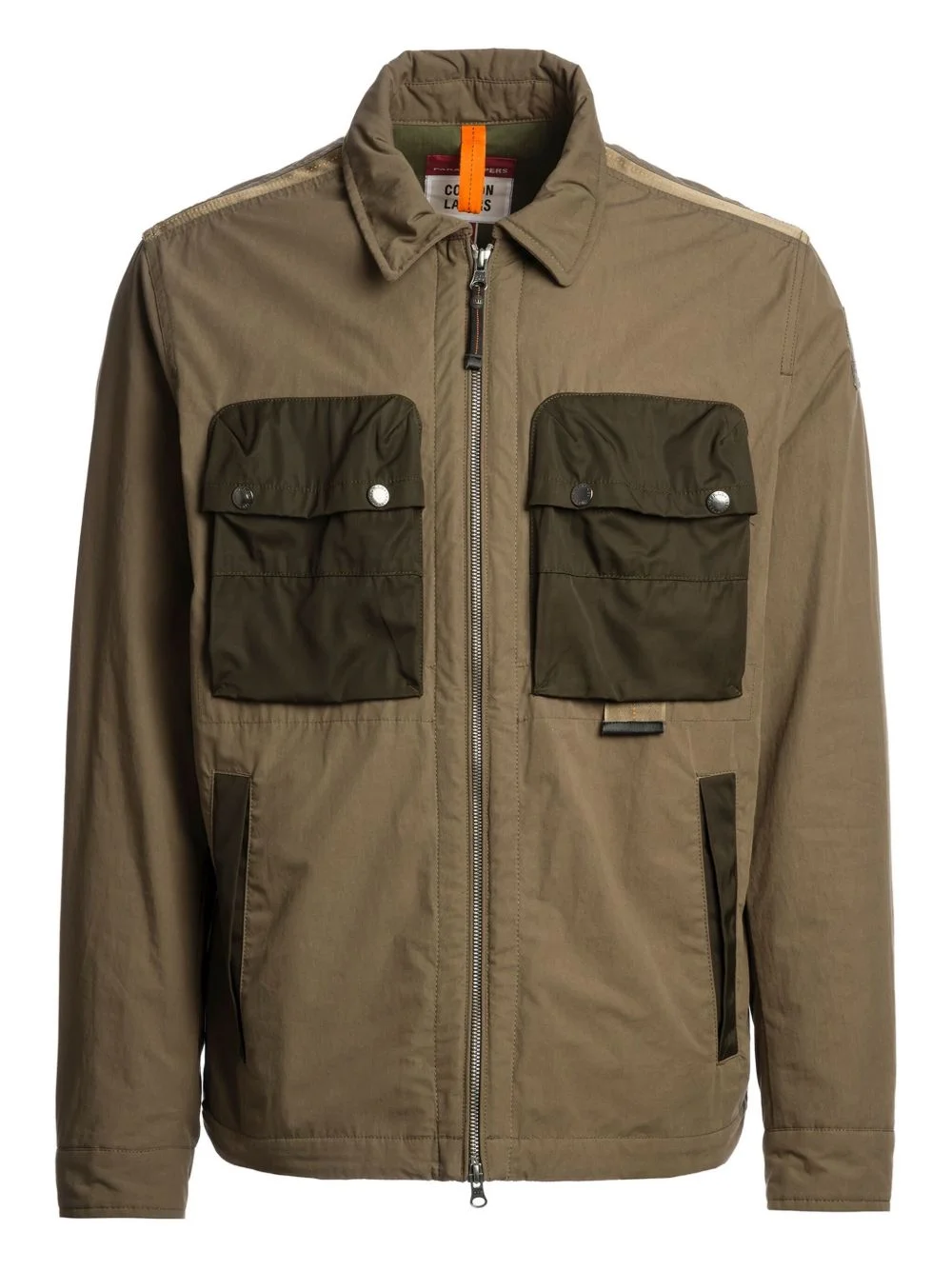 Type -C flap-pocket zip-front jacket - 1