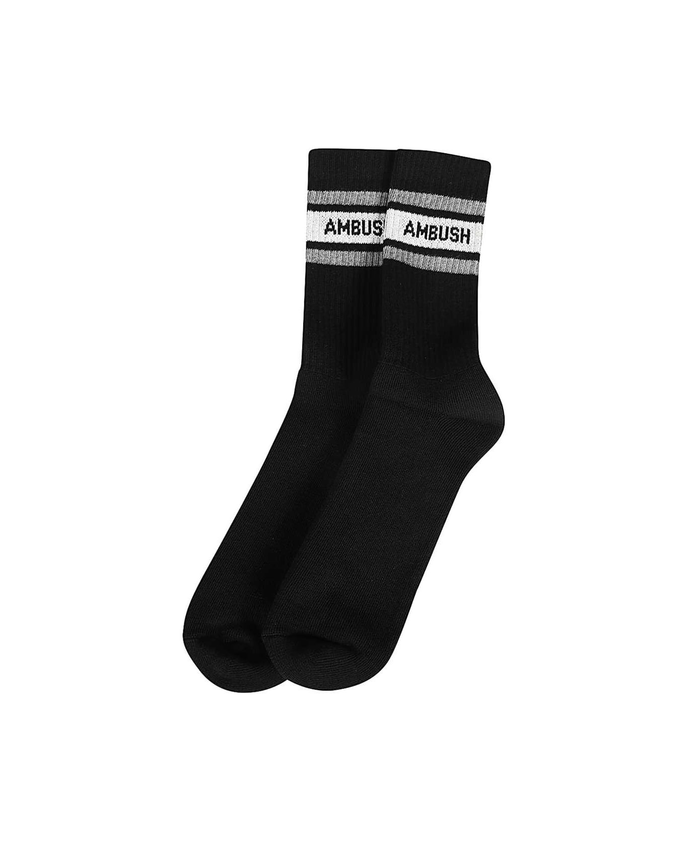 Logo Cotton Blend Socks - 1