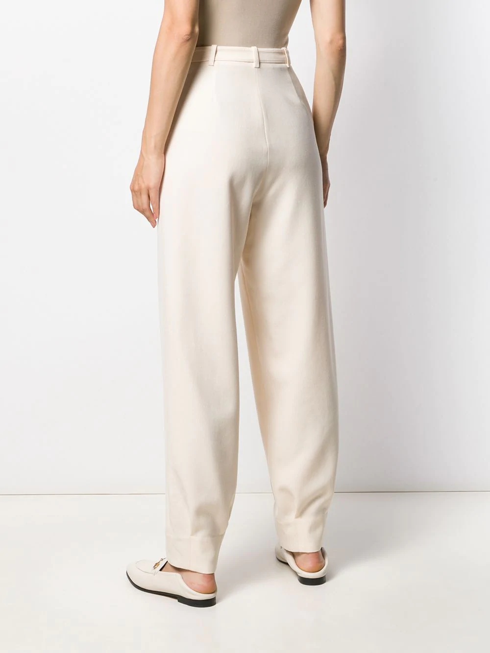 pleated wool trousers - 4