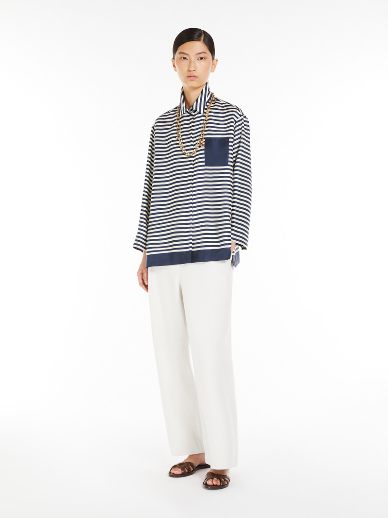 'S Max Mara MAYA Printed silk twill shirt outlook