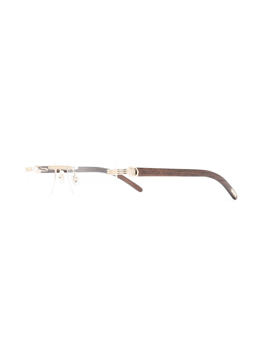 C de Cartier rectangle-frame glasses - 2