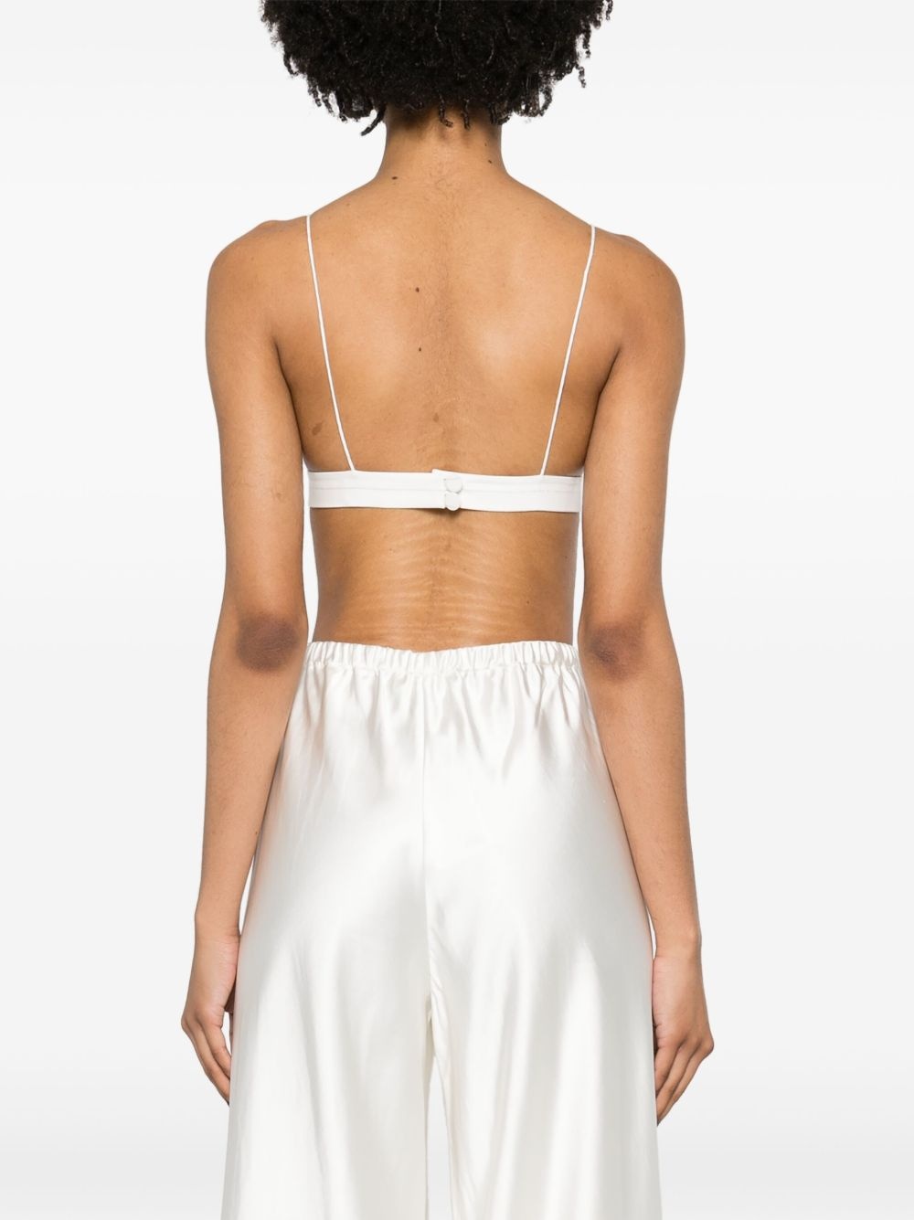 cropped triangle bralette - 4