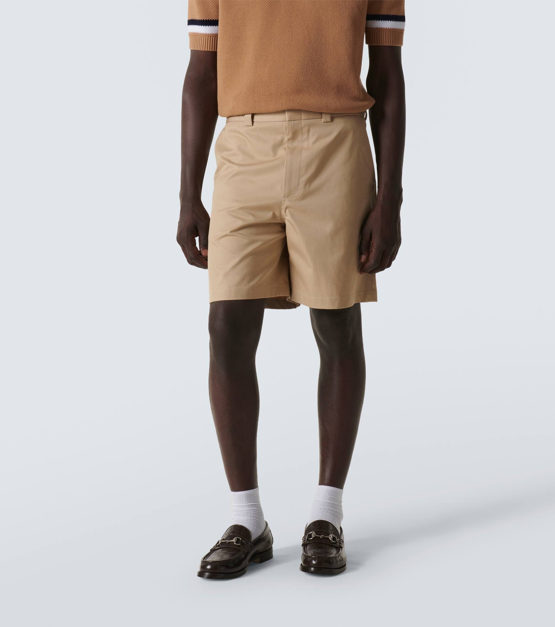 Cotton twill shorts - 3