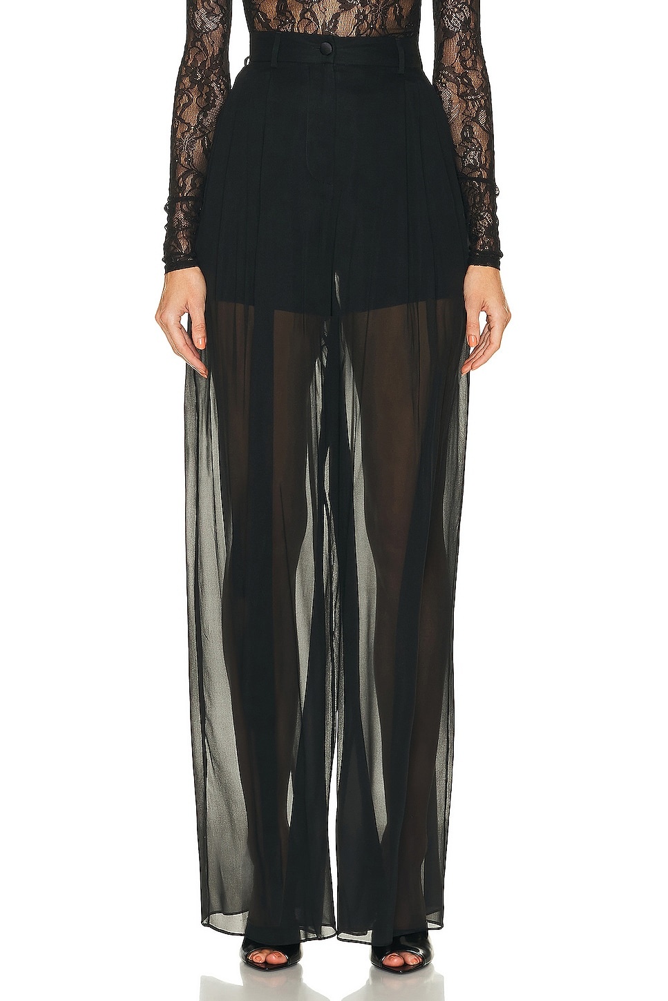 High Waist Flare Pant - 1