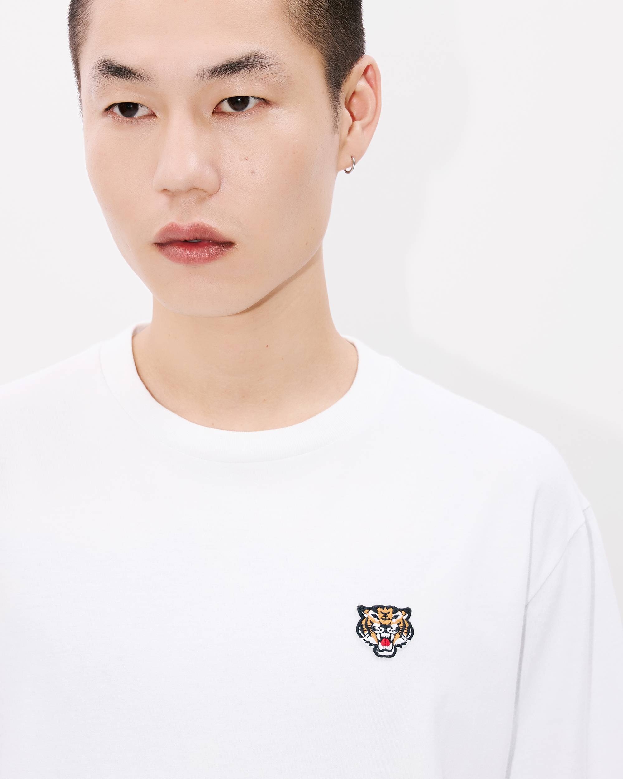 'KENZO Happy Tiger' embroidered T-shirt in cotton - 7