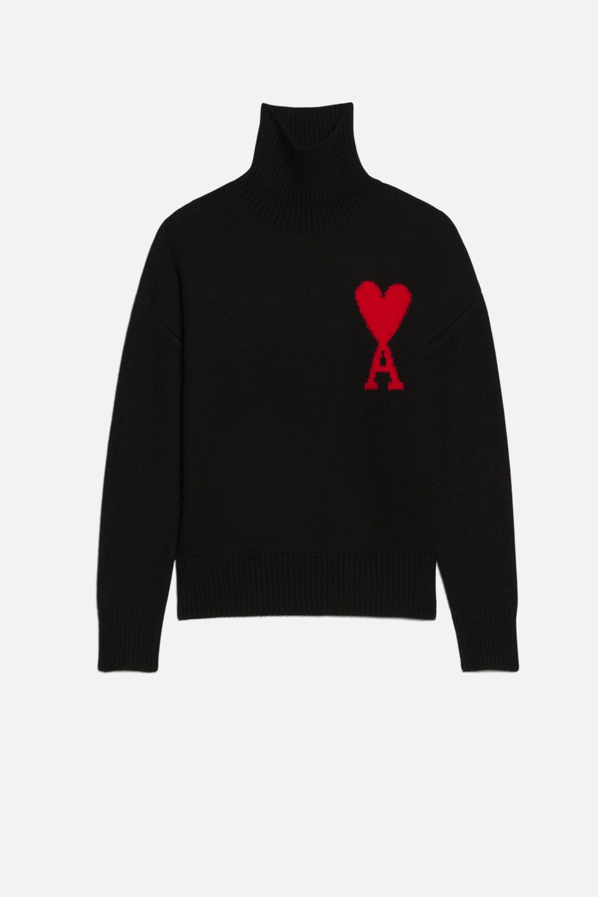 Ami De Coeur Funnel Neck Sweater - 1