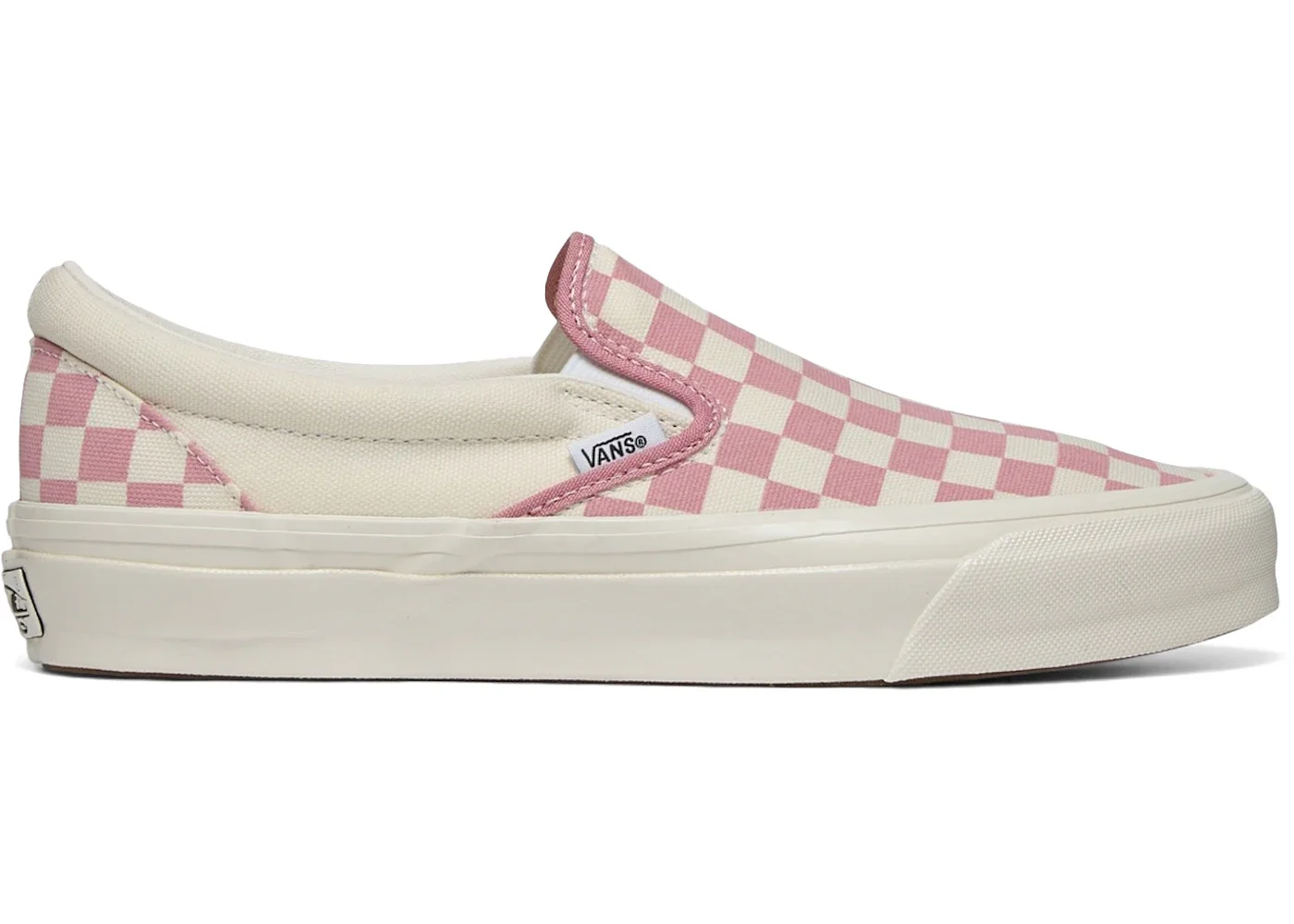 Vans Premium Classic Slip-On 98 LX Checkerboard Dawn Pink - 1