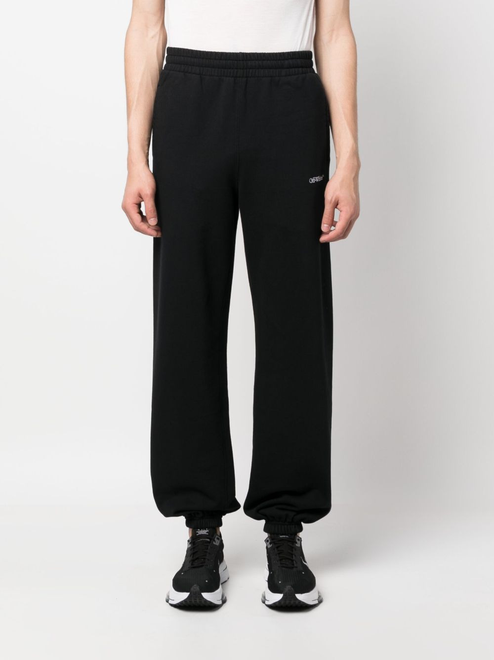 Diag-print track pants - 3