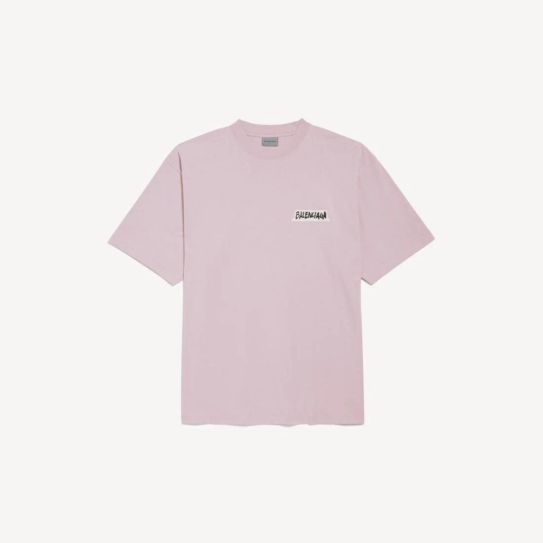 Women's Masking Tape Medium Fit T-shirt in Dusty Pink - 1