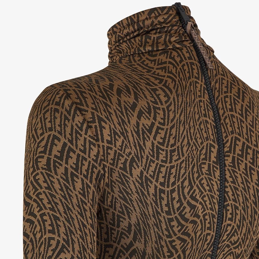 Brown organzine top - 3