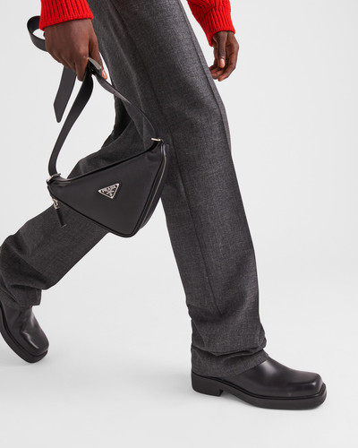 Prada Brushed leather Chelsea boots outlook